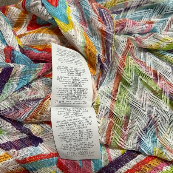 Brand new Missoni zig zag chevron knit beach cover up dress - Picture 7 of 8